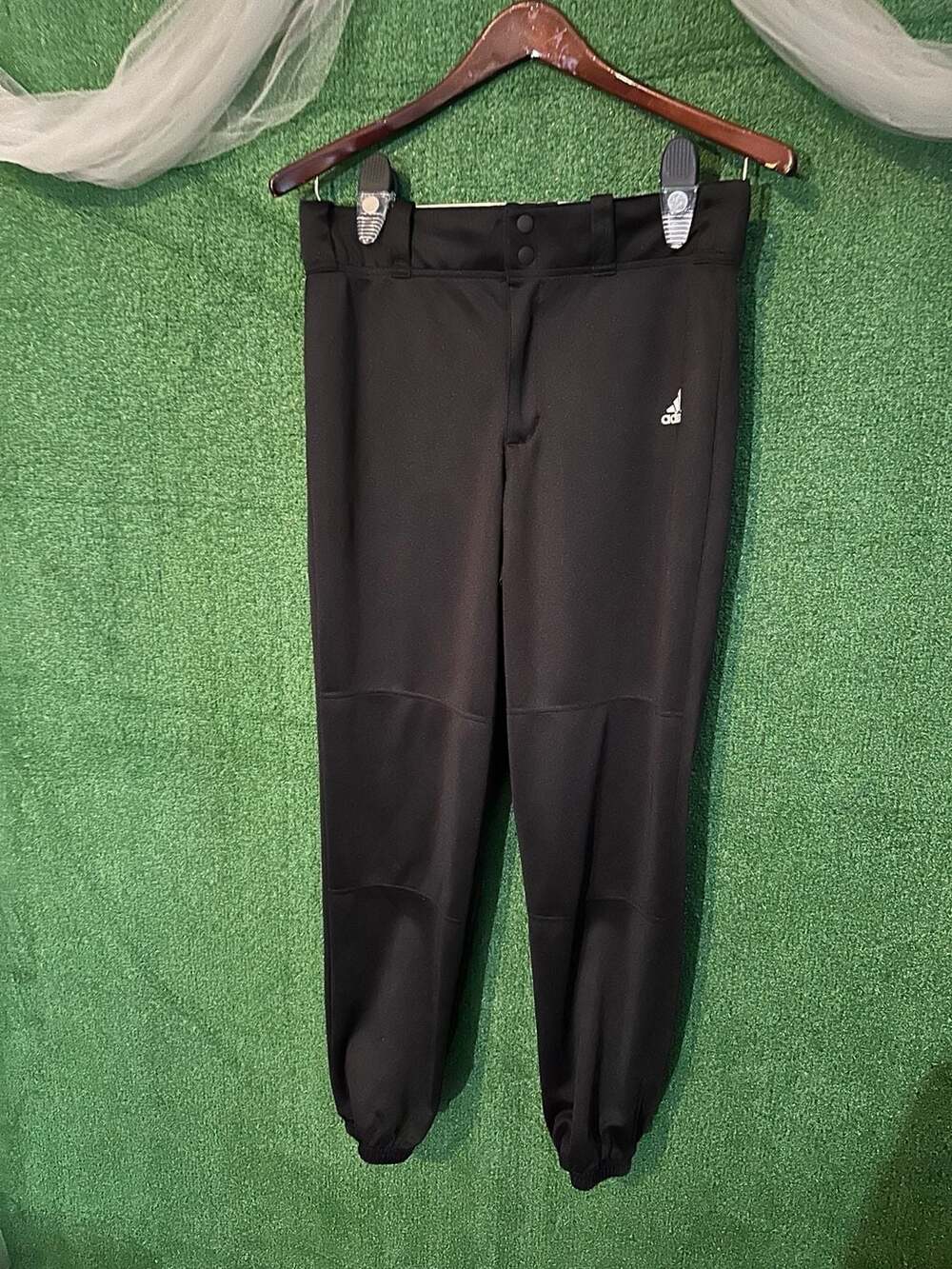 Adidas Aeroready Black Baseball Pants Size Medium